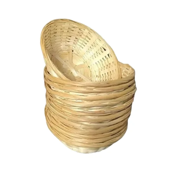 Insphire_Auckland_Hire_Bamboo Basket Woven Round