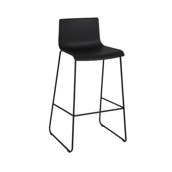 Insphire_Auckland_Hire_Black Low Profile Stool