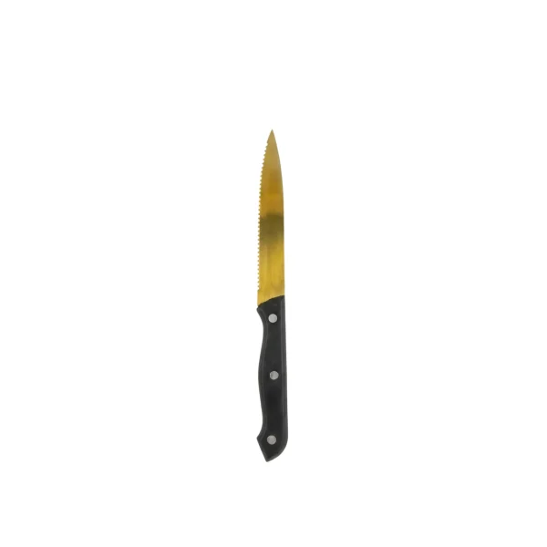 Insphire_Auckland_Hire_Cutlery_Gold_Range_Gold Steak Knife