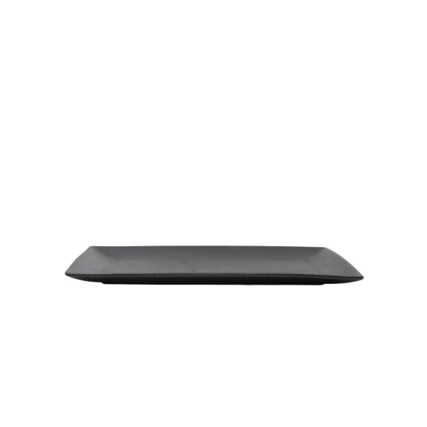 Insphire_Auckland_Hire_Dinnerware_Black Gloss Platter 34.5×19.5cm