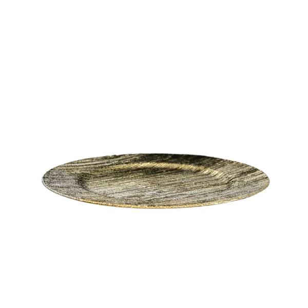 Insphire_Auckland_Hire_Dinnerware_Brushed Gold Charger Plate