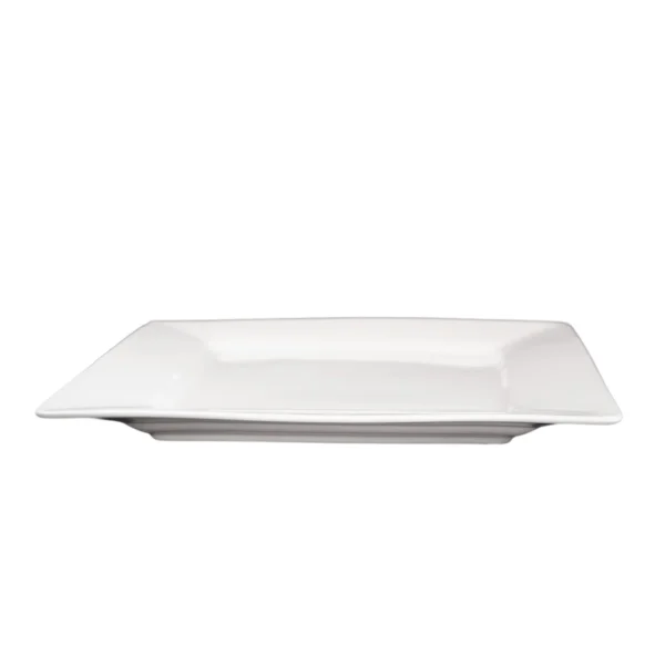 Insphire_Auckland_Hire_Dinnerware_Large Square White Charger Plate 30cm