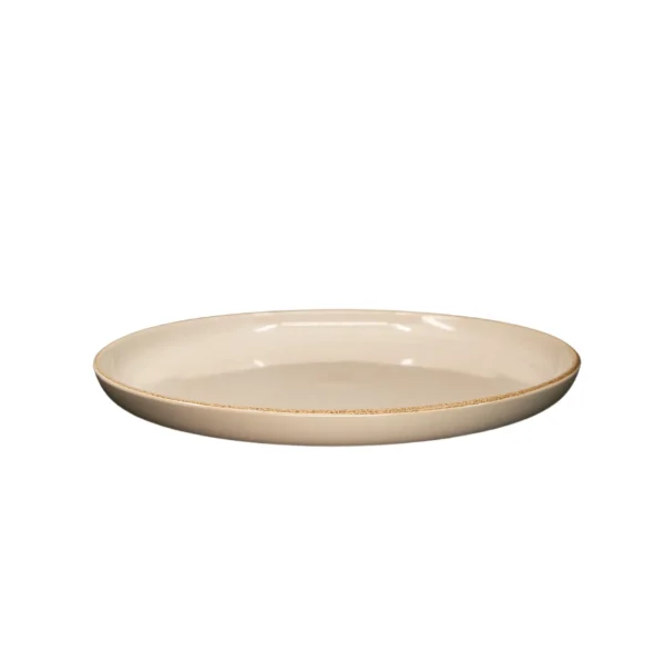 Insphire_Auckland_Hire_Dinnerware_Natural Stone Dinner Plate - 26cm