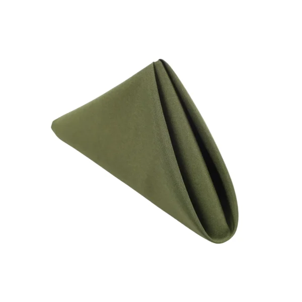 Insphire_Auckland_Hire_Linen Moss Green Napkin