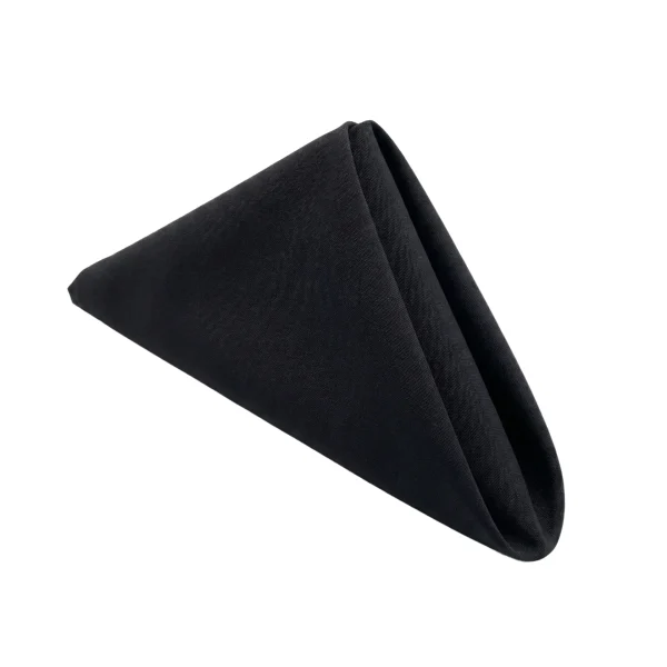 Insphire_Auckland_Hire_Linen Napkin Black Visa