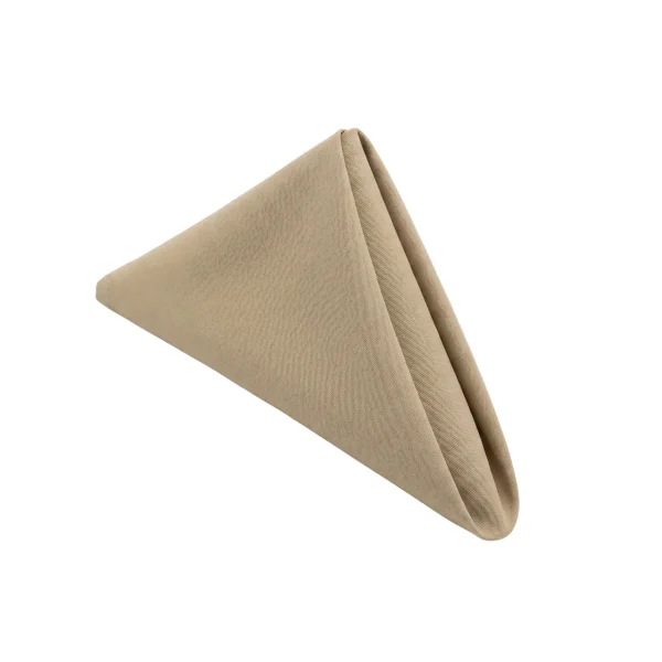 Insphire_Auckland_Hire_Linen Napkin Taupe Visa