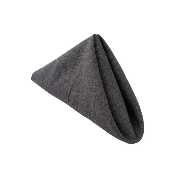 Insphire_Auckland_Hire_Napkin Charcoal Grey