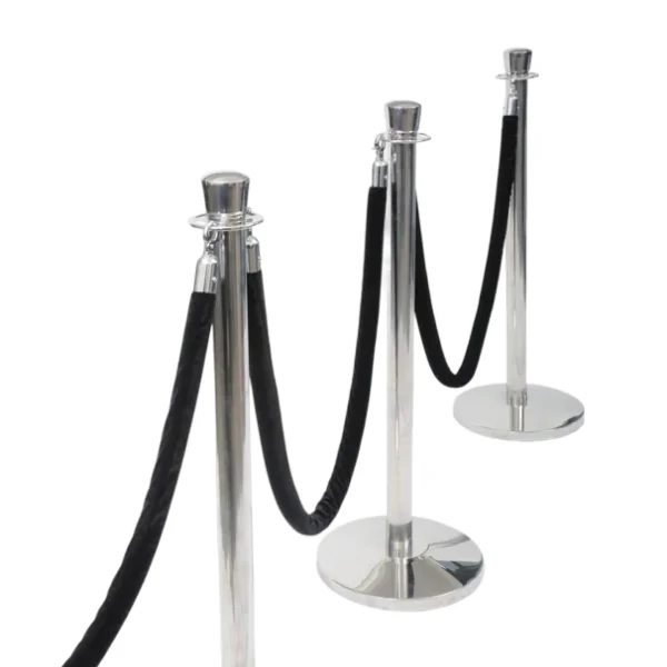 Insphire_Auckland_Hire_Stanchion Rope Black
