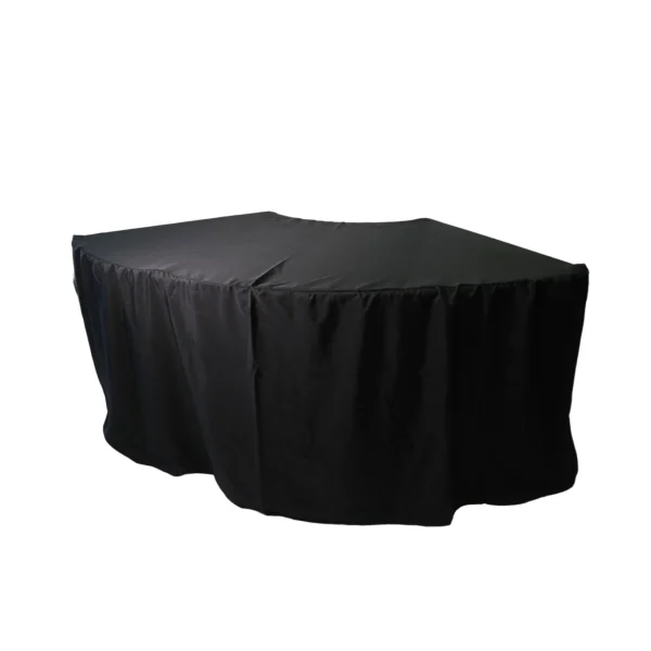 Insphire_NZ_Auckland_Hire_Table_Linen_Serpentine_Linen_Trestle_Serpentine_Black_Cloth_Front