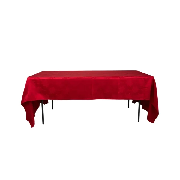 Insphire_NZ_Hire-Linen Trestle Red Damask 120:54 (3.05m x 1.35m)