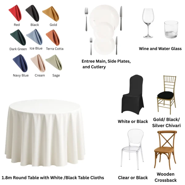 Insphire_NZ_Hire-Package Corporate Formal Dining Package