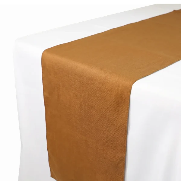 Insphire_NZ_Hire-Table Runner Bronze Mustard
