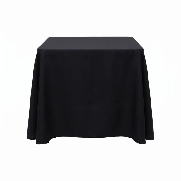 Linen Square Black Visa 54:1.35m-Insphire-Hire-Auckland