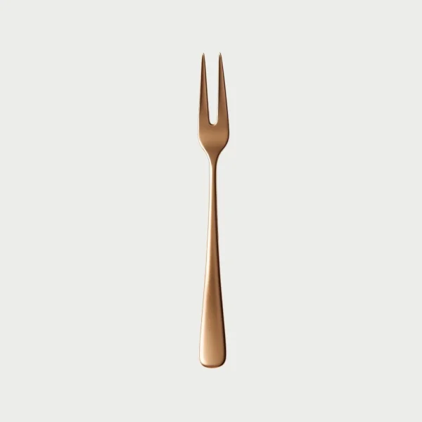 rose gold cake fork