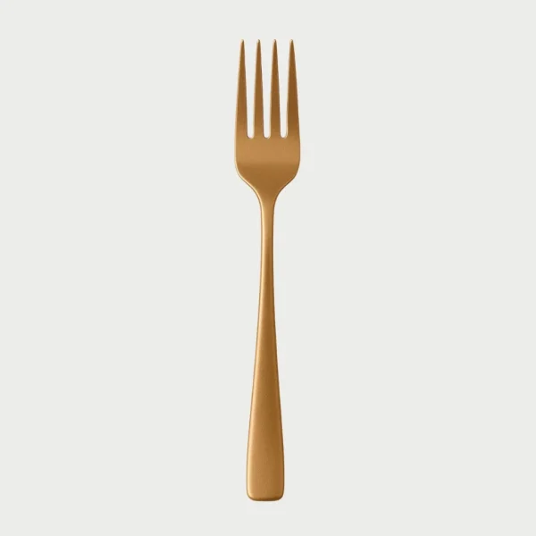 rose gold entree fork