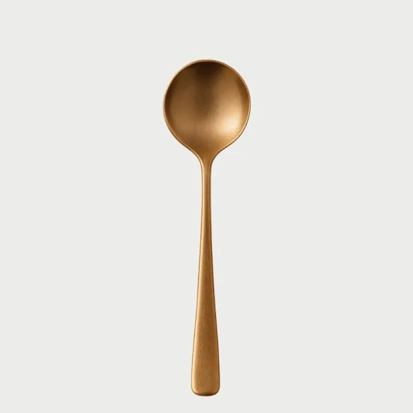 rose gold soup spoon